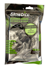 Glowbite DRAGSTER FLOUNDER soft bait lures