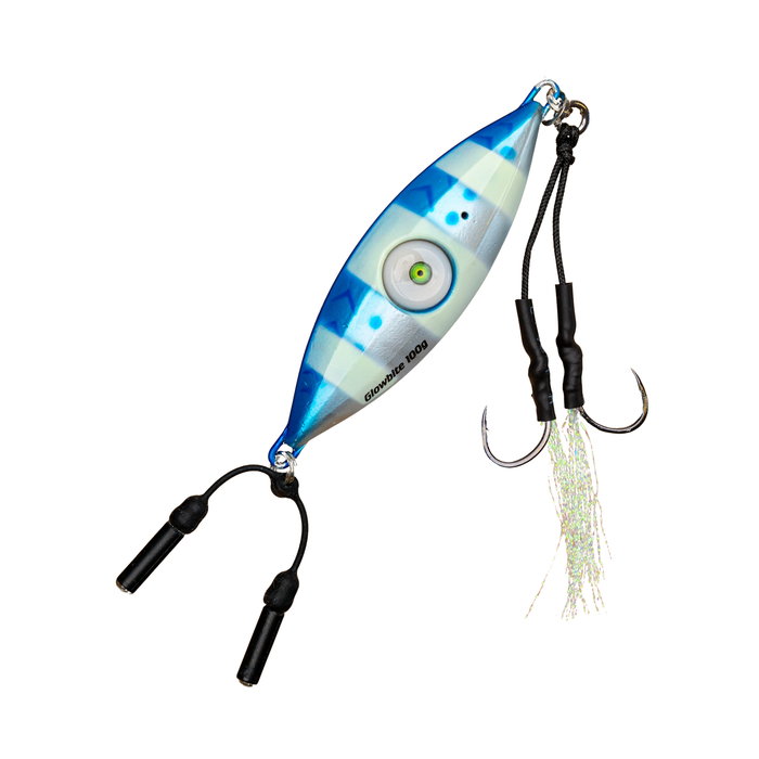 Blue Fishing lure with light