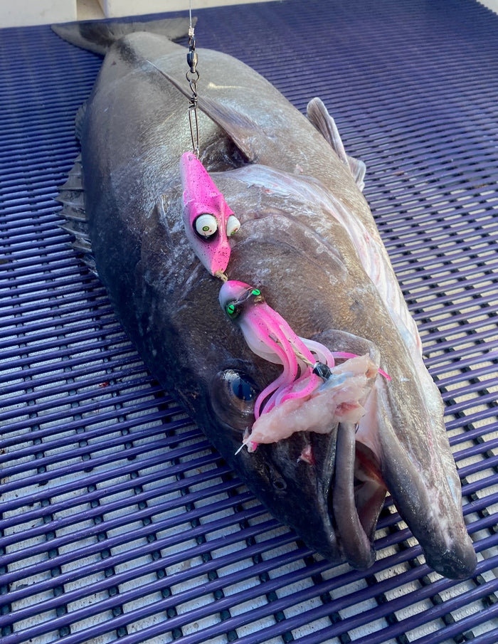 Deep Drop Lure Glowbite Crazy Eyes - Pink