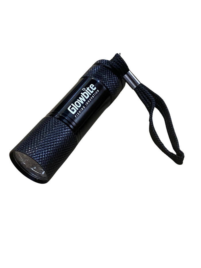UV Torch for charging fishing lures