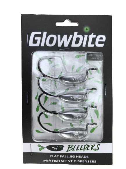 Weedless 3/4 oz Bleeder Jig Heads