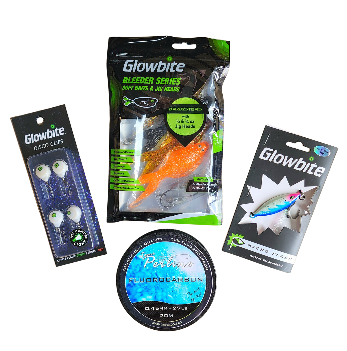 Boost your fishing enjoyment with Glowbite tackle to target fish from the land