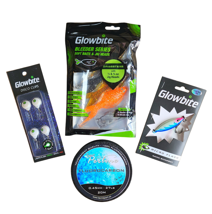 Boost your fishing enjoyment with Glowbite tackle to target fish from the land