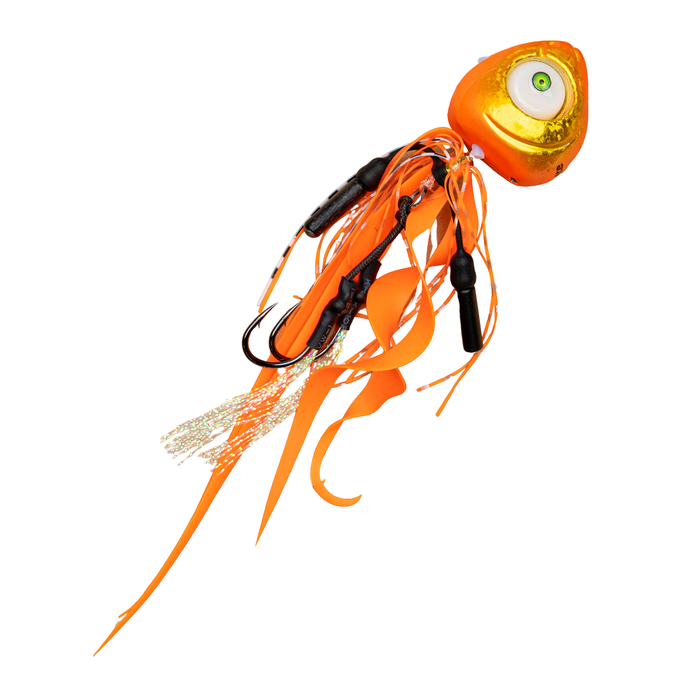 Glowbite Grumpy Fish Slider Lure - Orange