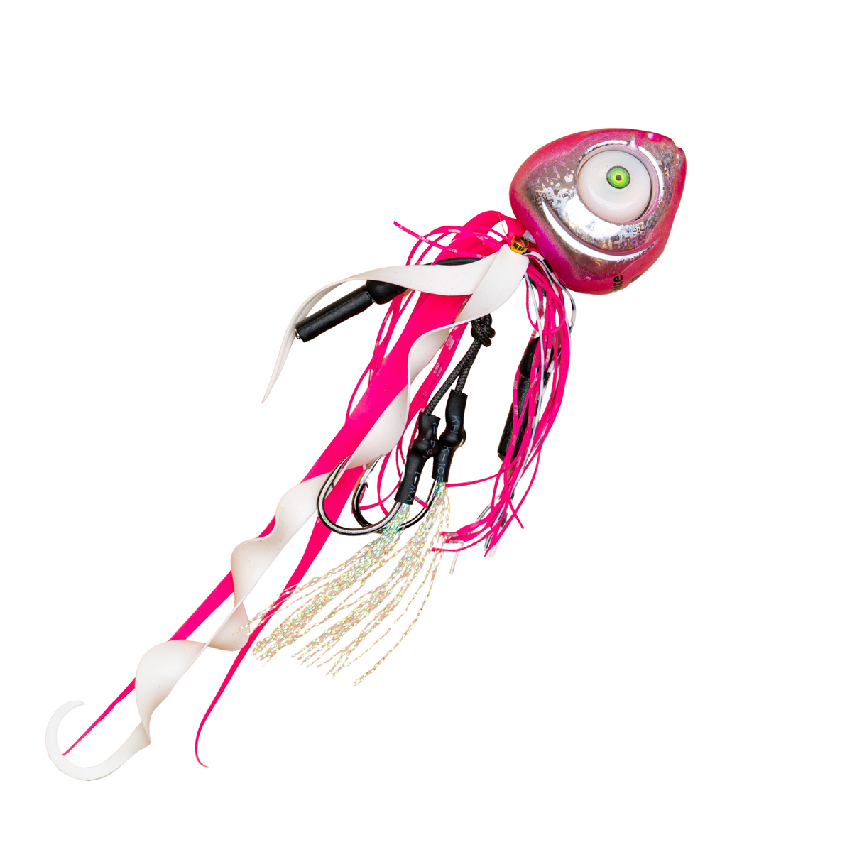 Glowbite Grumpy Fish Slider Lure - Pink