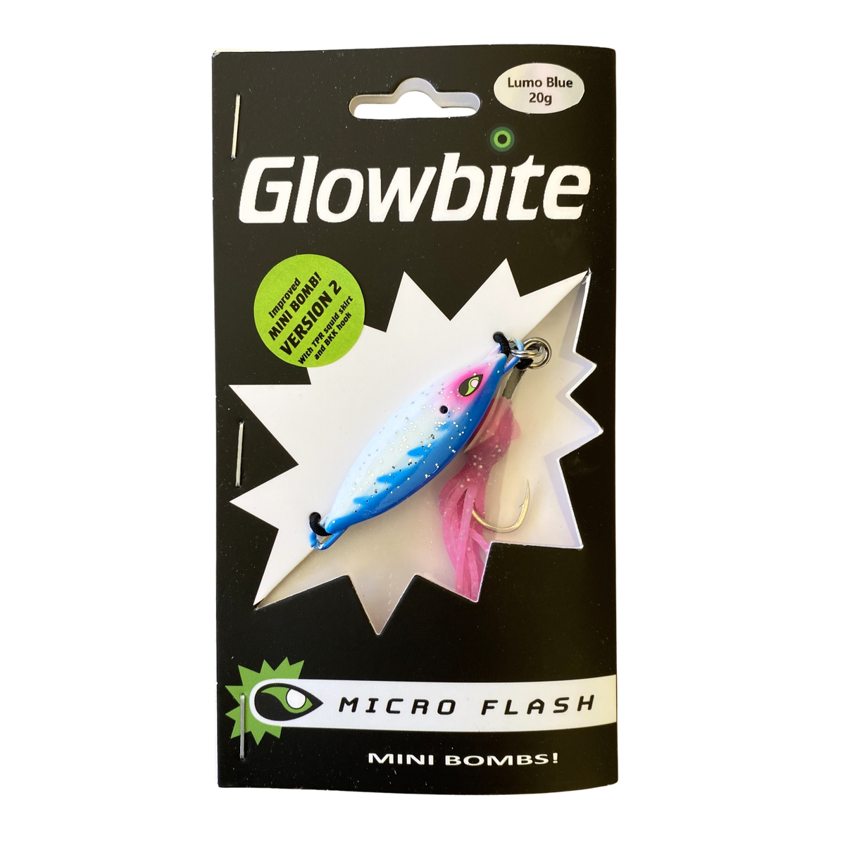 Very small lumo blue lure