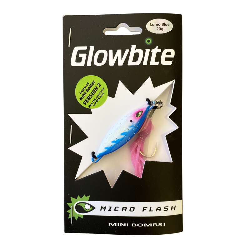 Very small lumo blue lure