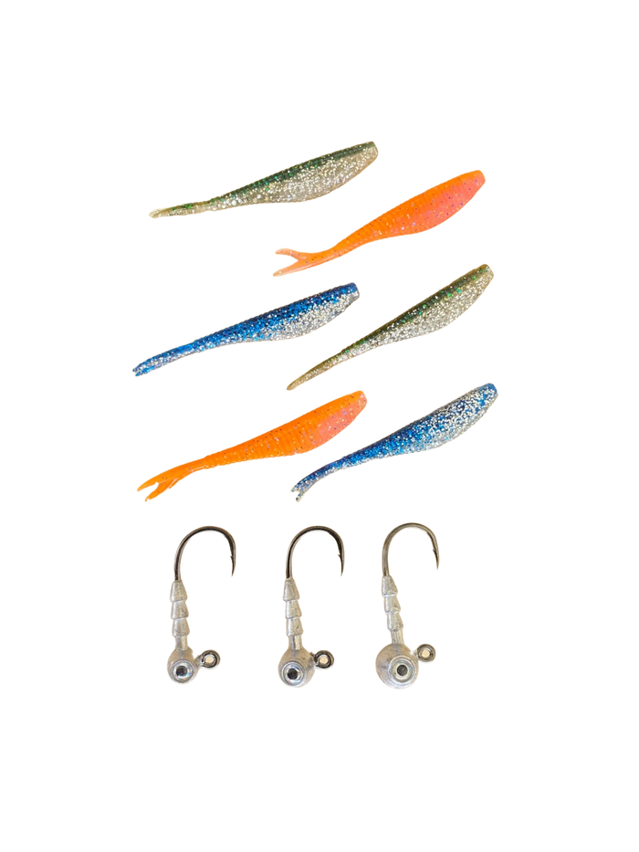 Extra small soft baits with built in scent 