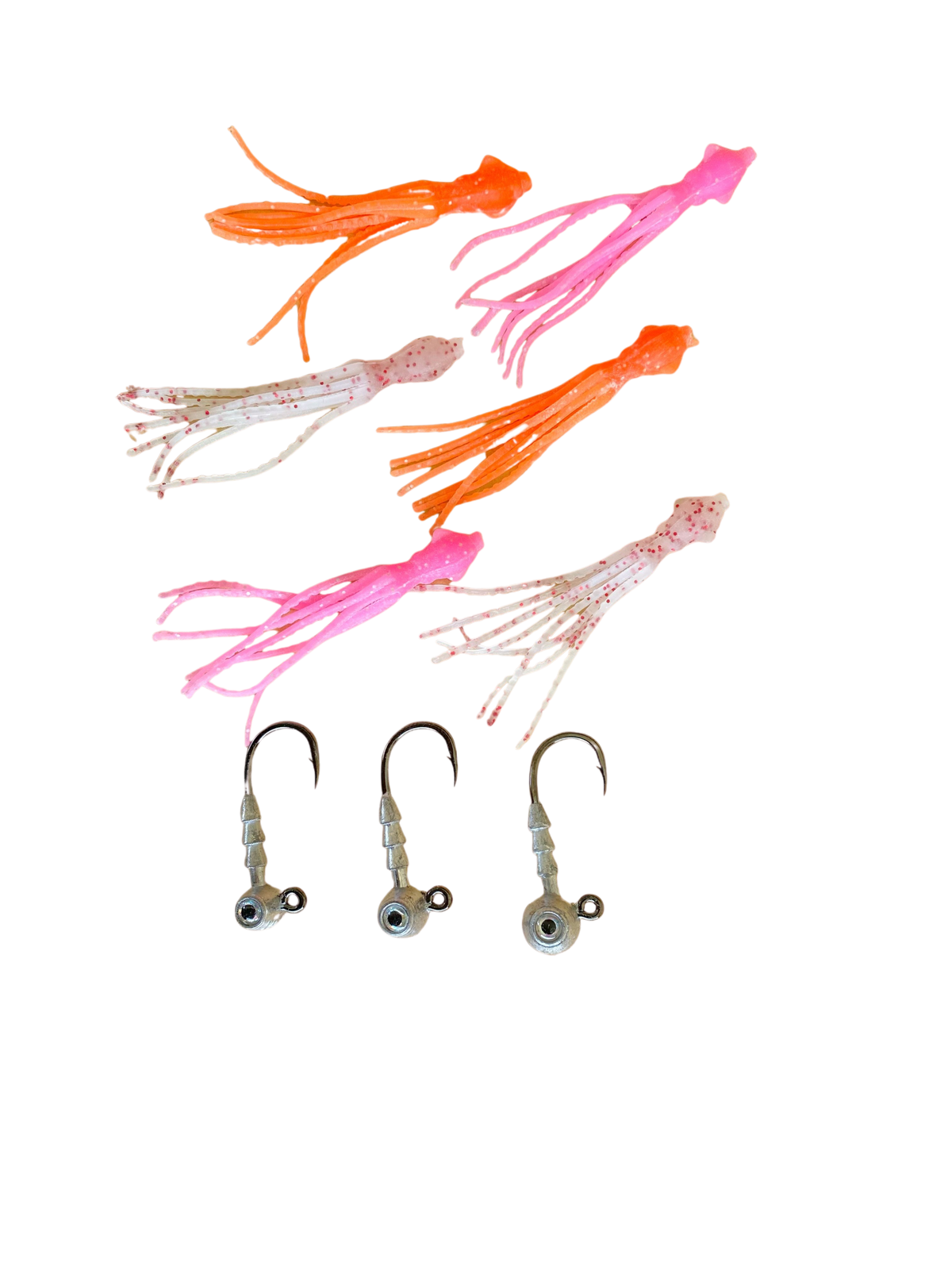 Very Small Squid Shaped soft baits