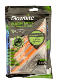 Glowbite SANDWORM soft bait lures