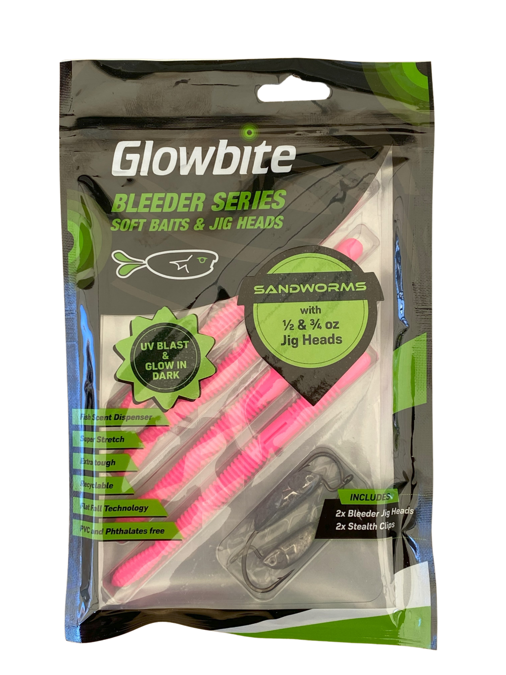 Glowbite SANDWORM soft bait lures – Fishing Innovators