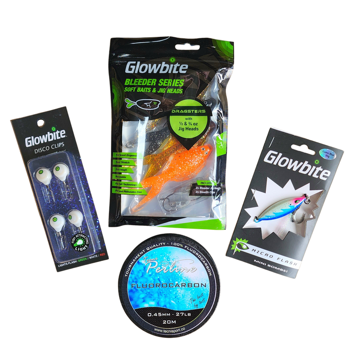Boost your fishing enjoyment with Glowbite tackle to target fish from the land 