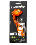 Glowbite Grumpy Fish Slider Lure - Orange